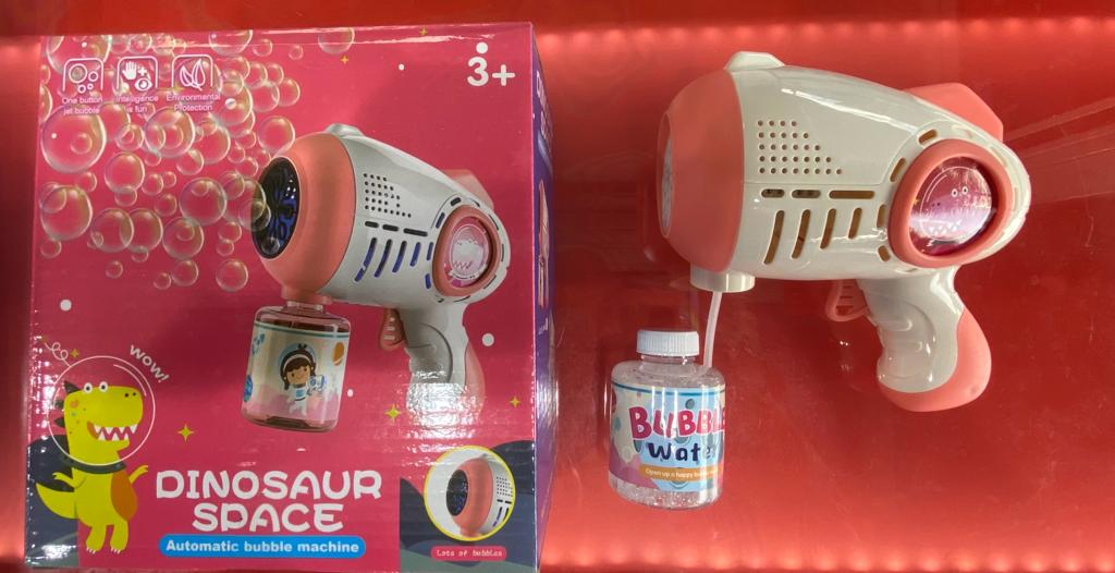 PISTOLA PEQUEÑA DE BURBUJAS